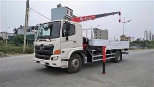 Xe tải Hino gắn cẩu unic 374 - Đời 2025